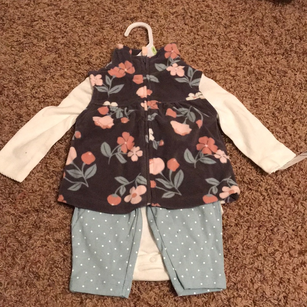 Infant Outfit (bodysuit, pants, and vest)